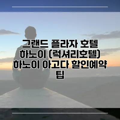 그랜드 플라자 호텔 하노이 (럭셔리호텔) 하노이 아고다 할인예약 팁