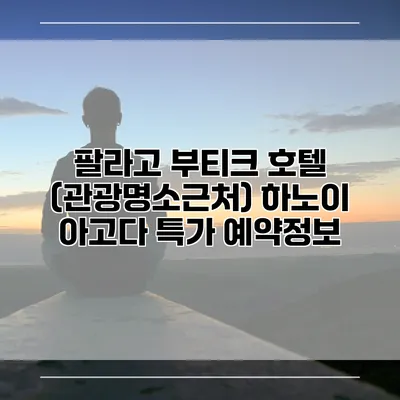 팔라고 부티크 호텔 (관광명소근처) 하노이 아고다 특가 예약정보
